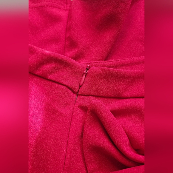 SHEIN Bold Red Mini Skirt with Knot Detail - Picture 9 of 11